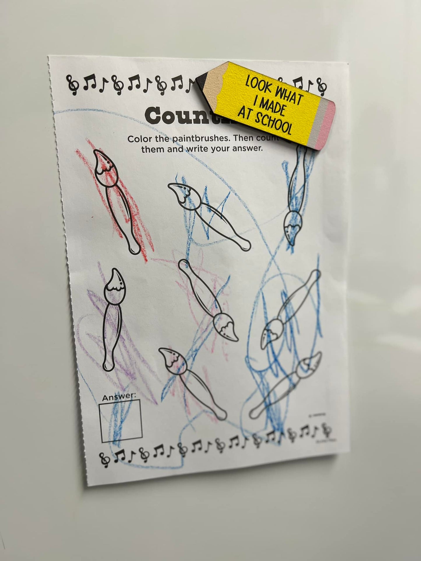 Look What I Made at School Magnet