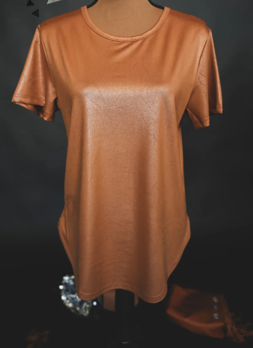 Swanky Leather Top by 2 Fly