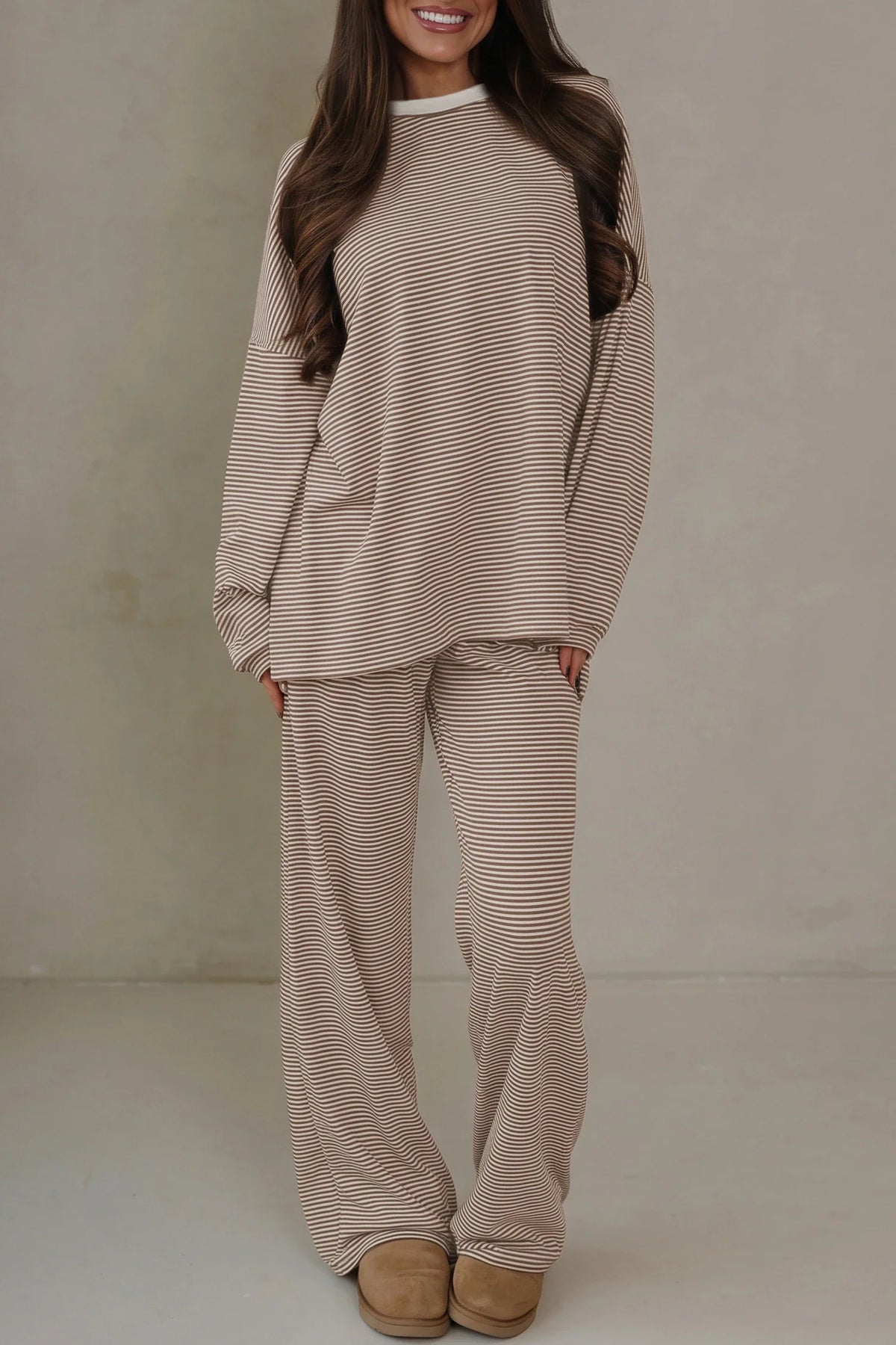 Brown Stripe Set