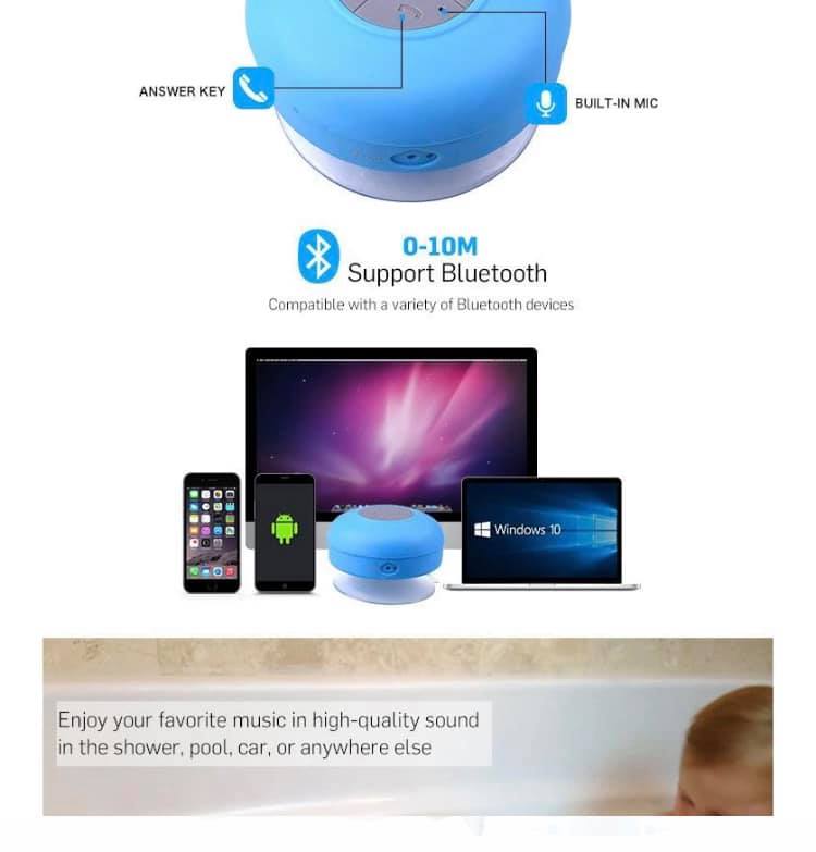 Waterproof Portable Mini Bluetooth Speaker - Babbling Brook