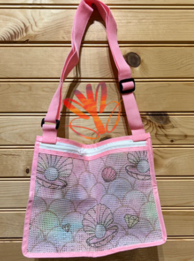 Pink Seashell Bags