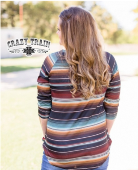 Crazy Train Punchy Pumpkin Top