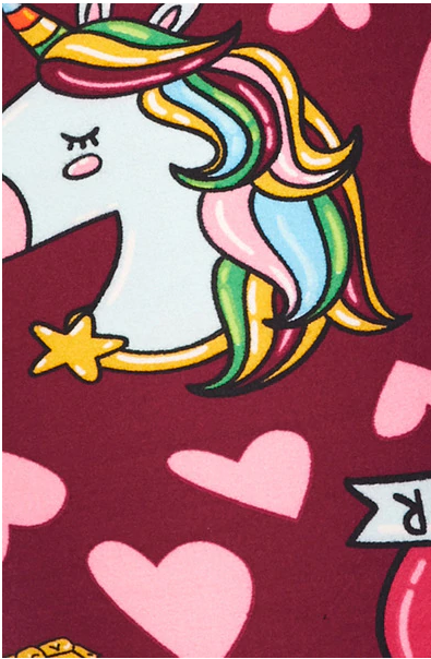 Girl's Unicorn Girl Power Leggings