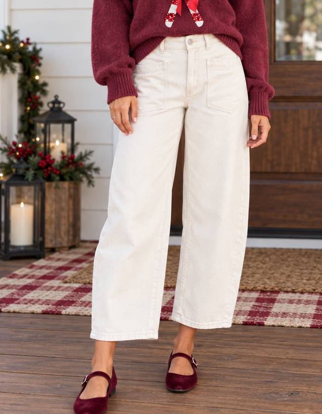 Square Barrel Jeans