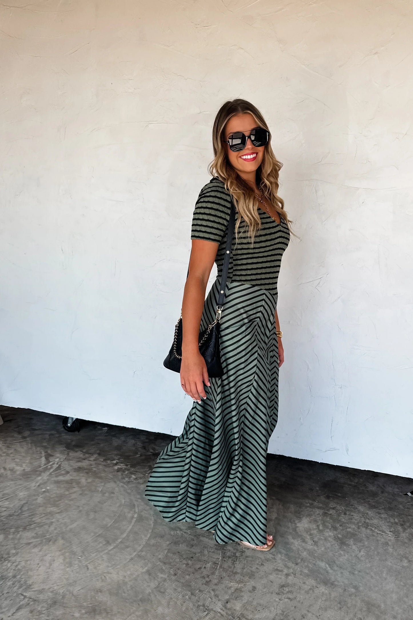 PREORDER: Calista Stripe Dress