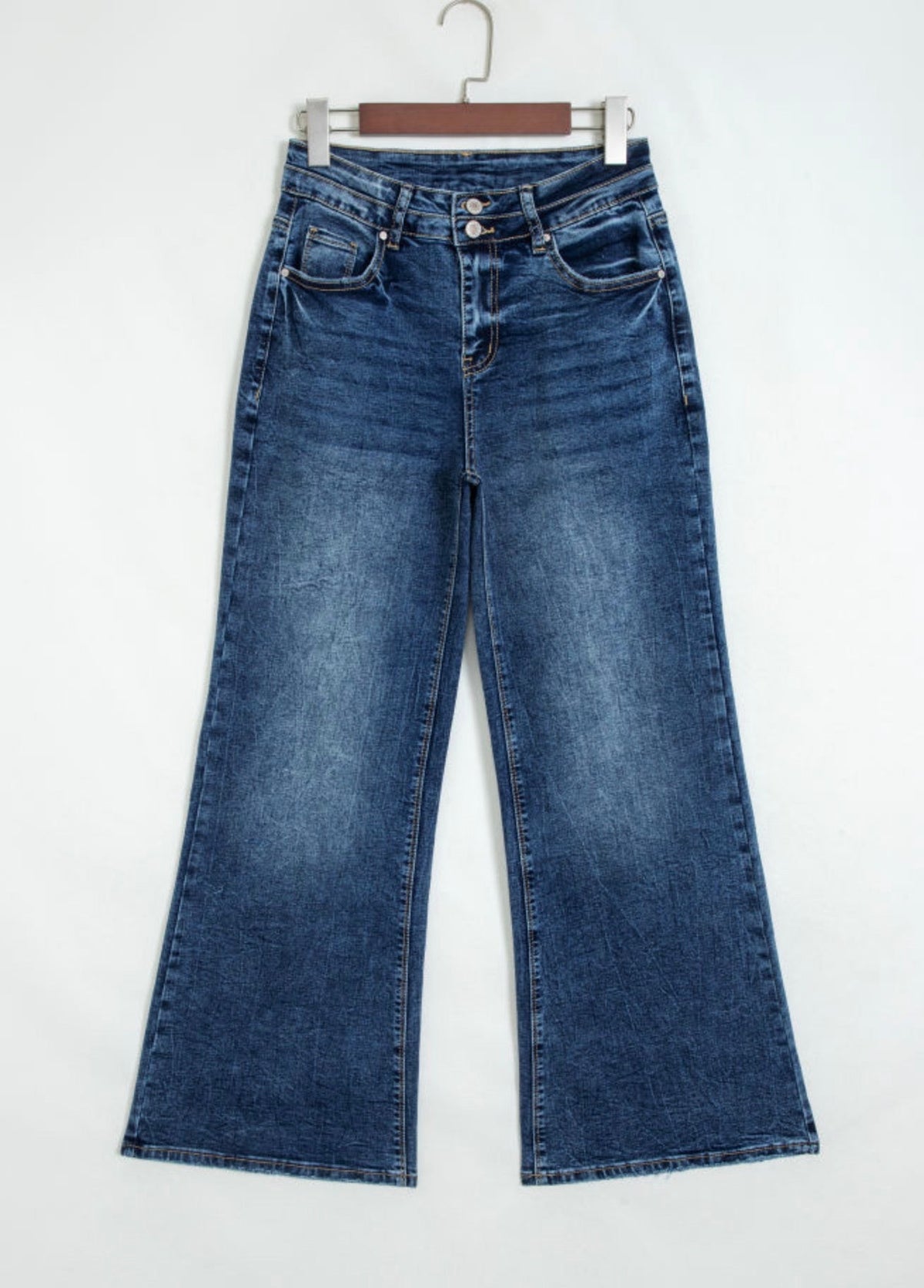 Blue Acid Wash Jeans (Light or Dark Wash)