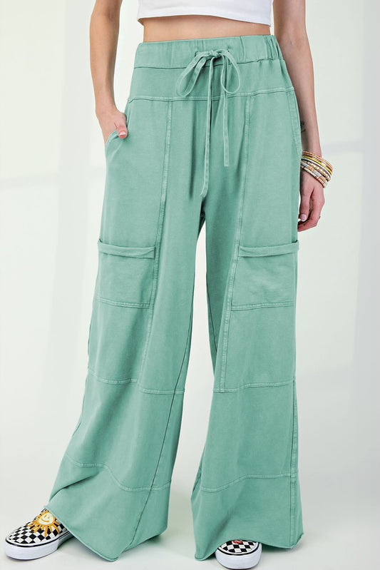 Mint Green Cargo Pants
