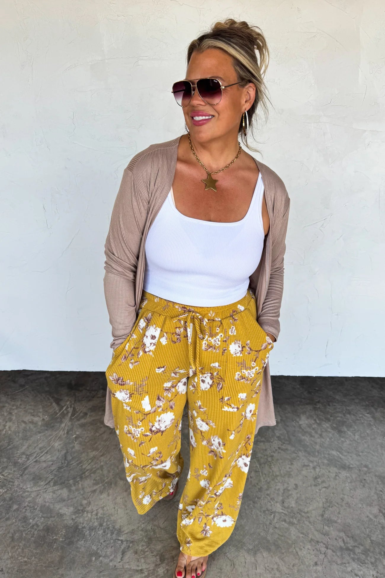 Haddie Floral Wide Leg Pants
