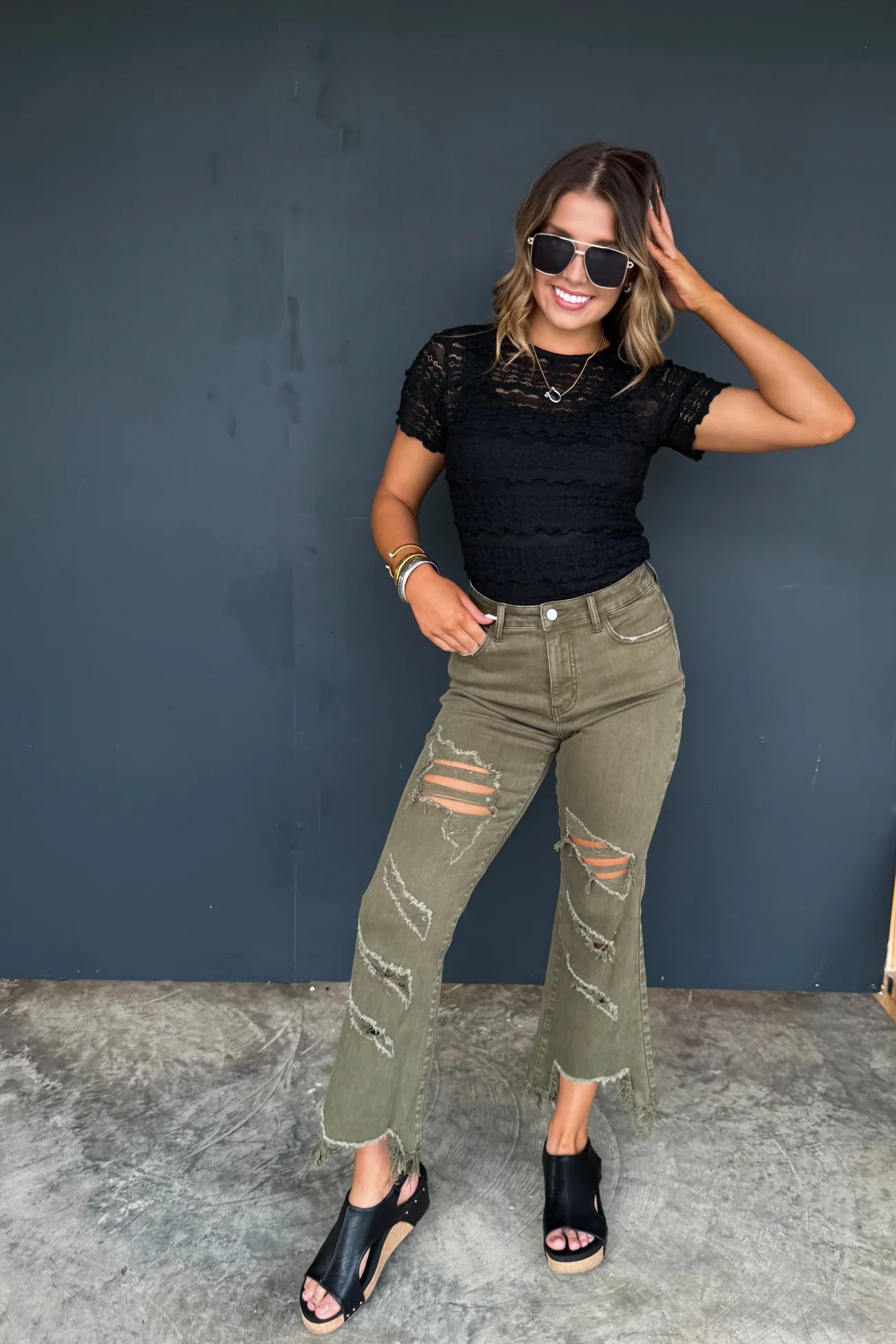 Rosalie Lace Top by Blakeley
