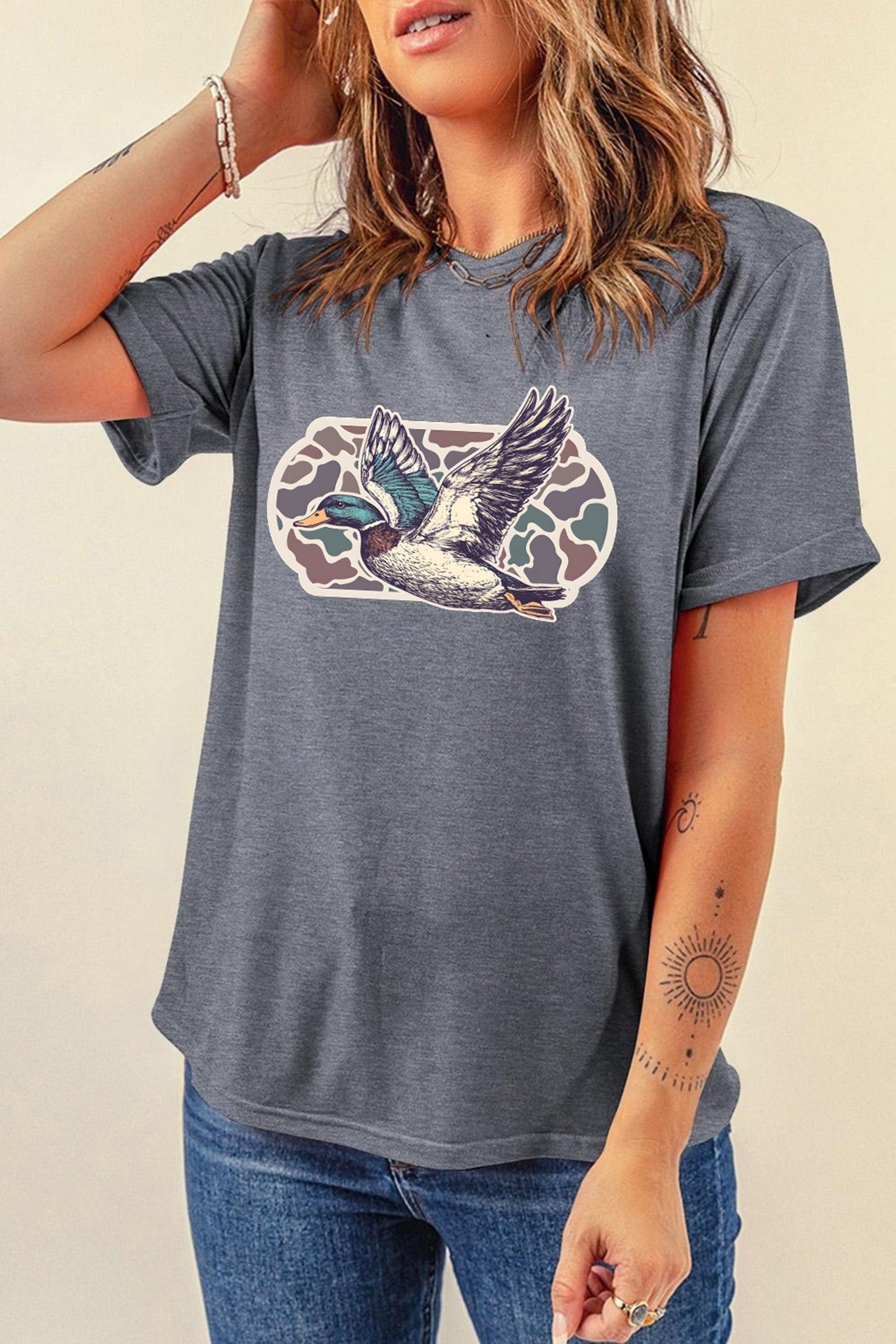 Gray Western Camo Top RTS