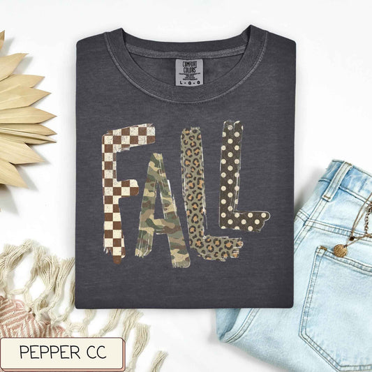 Camo Multiprint Fall Tee.