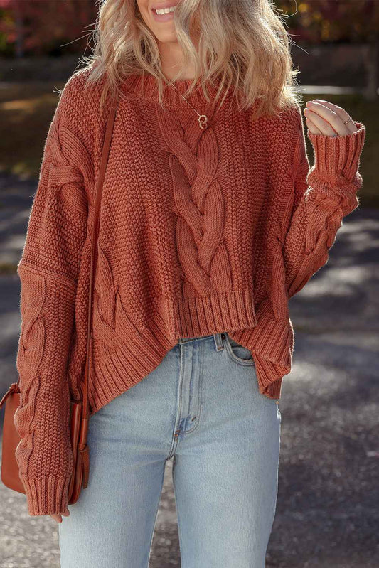 Chunky Slouchy Knit Sweater