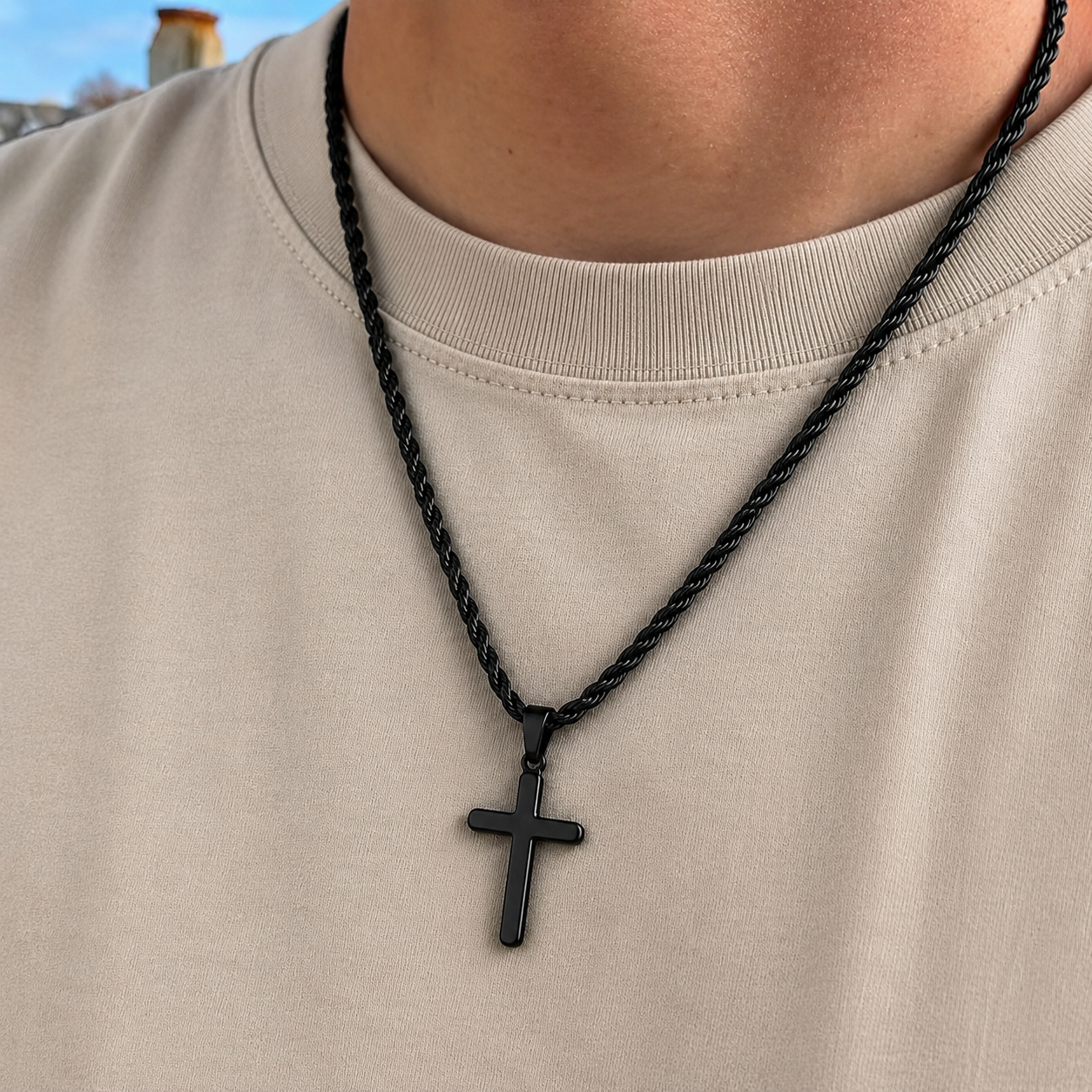 Men’s Cross Necklace RTS
