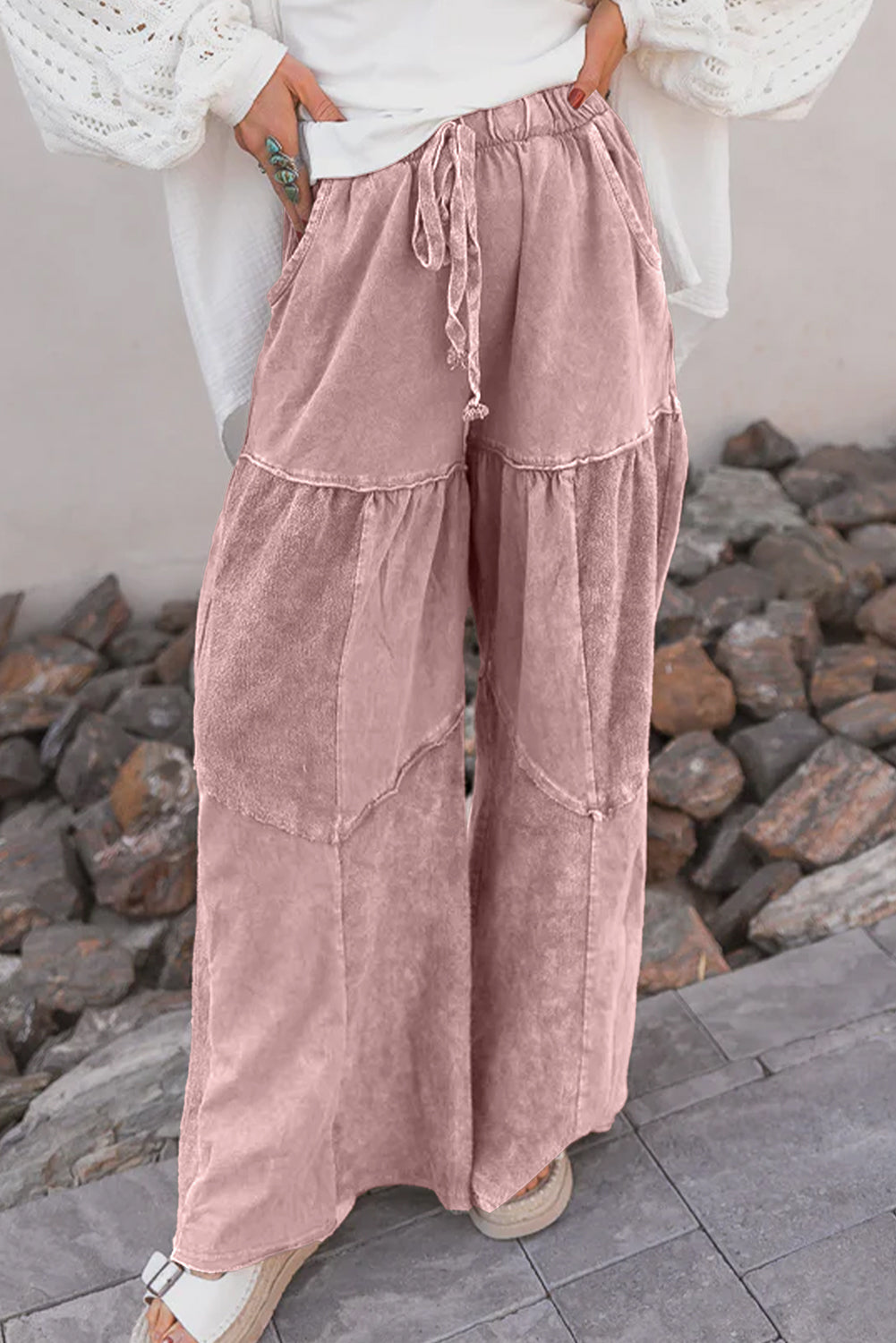 Mineral Wash Drawstring Pants RTS