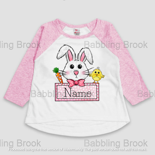 Personalized Child's Easter Shirt - Name