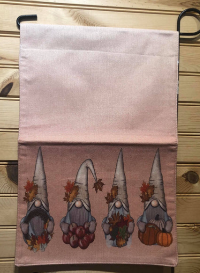 Fall Gnome Garden Flag