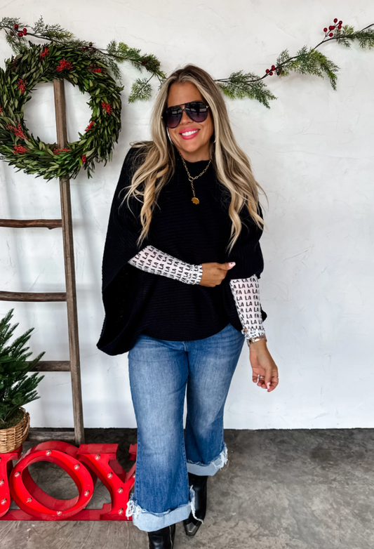 PREORDER: Christmas Meg Pullover Poncho