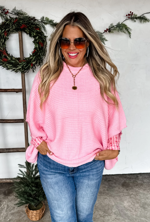 PREORDER: Christmas Meg Pullover Poncho