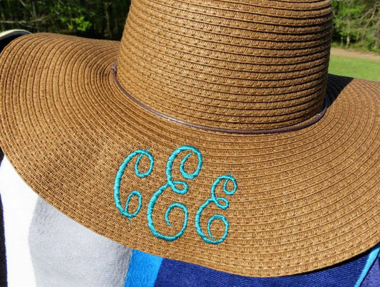 Monogrammed Floppy Hat