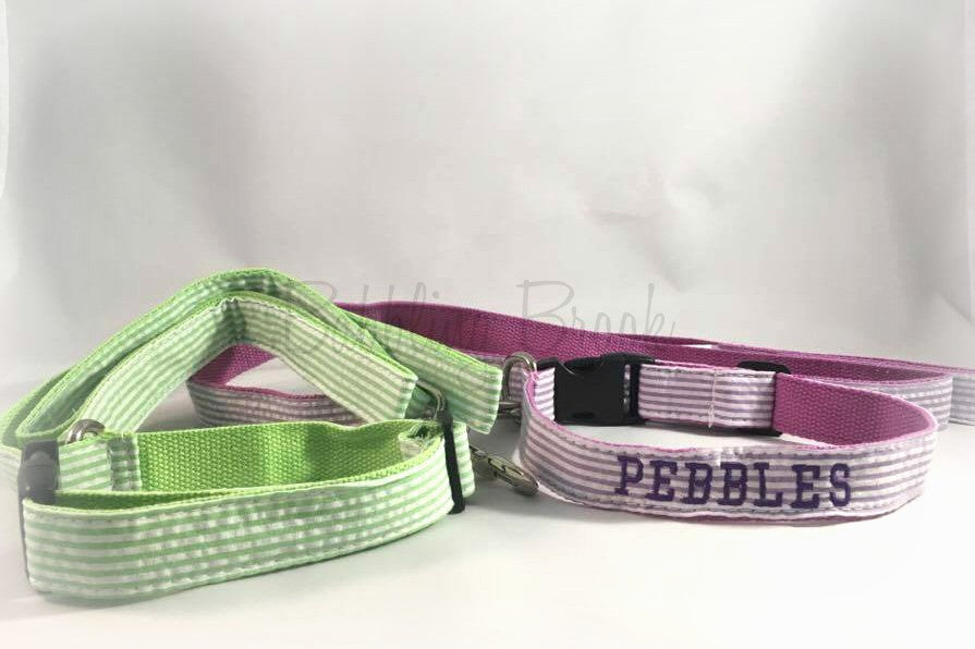Dog Collar and Leash - Babbling Brook